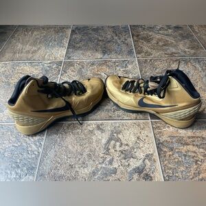 Nike Hyper Disruptor Lightweight Hugh Top Sneakers- Gold, Men’s Size 9.5
